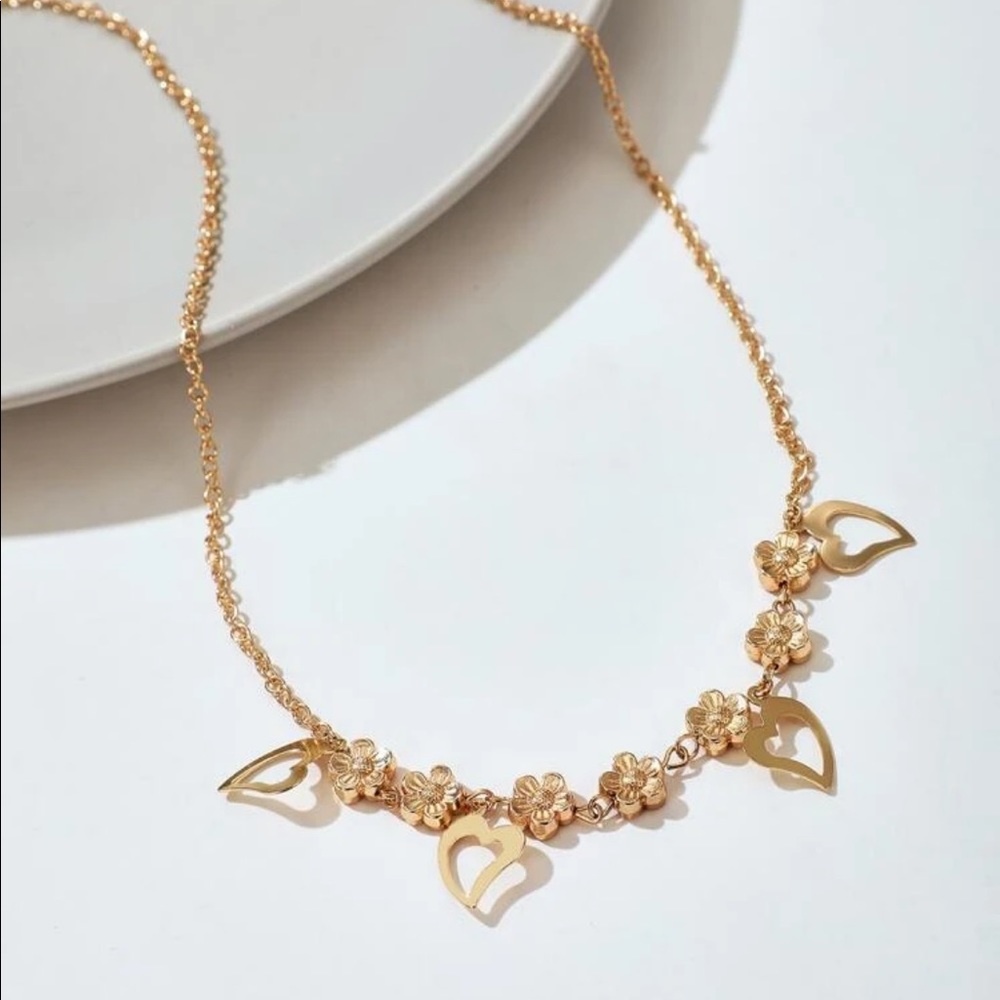Floral + Heart Waist Chain - Picture 3 of 4